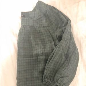 Madewell square neck 3/4 sleeve